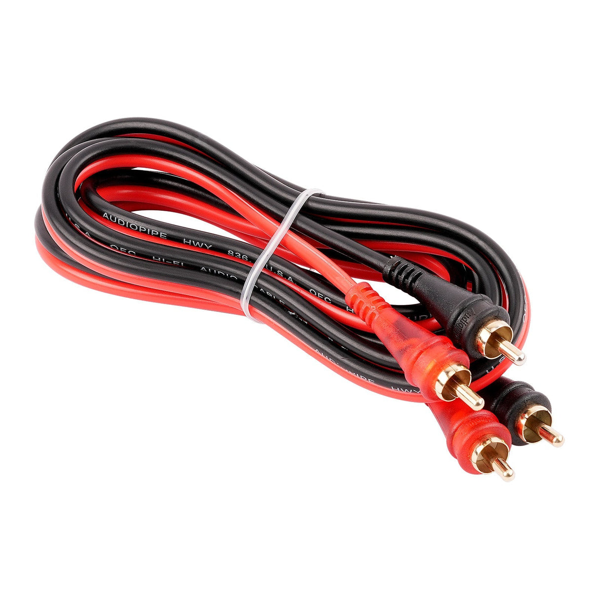 Oxygen Free 6’ RCA Audio Cable (AMFV-6) Audiopipe