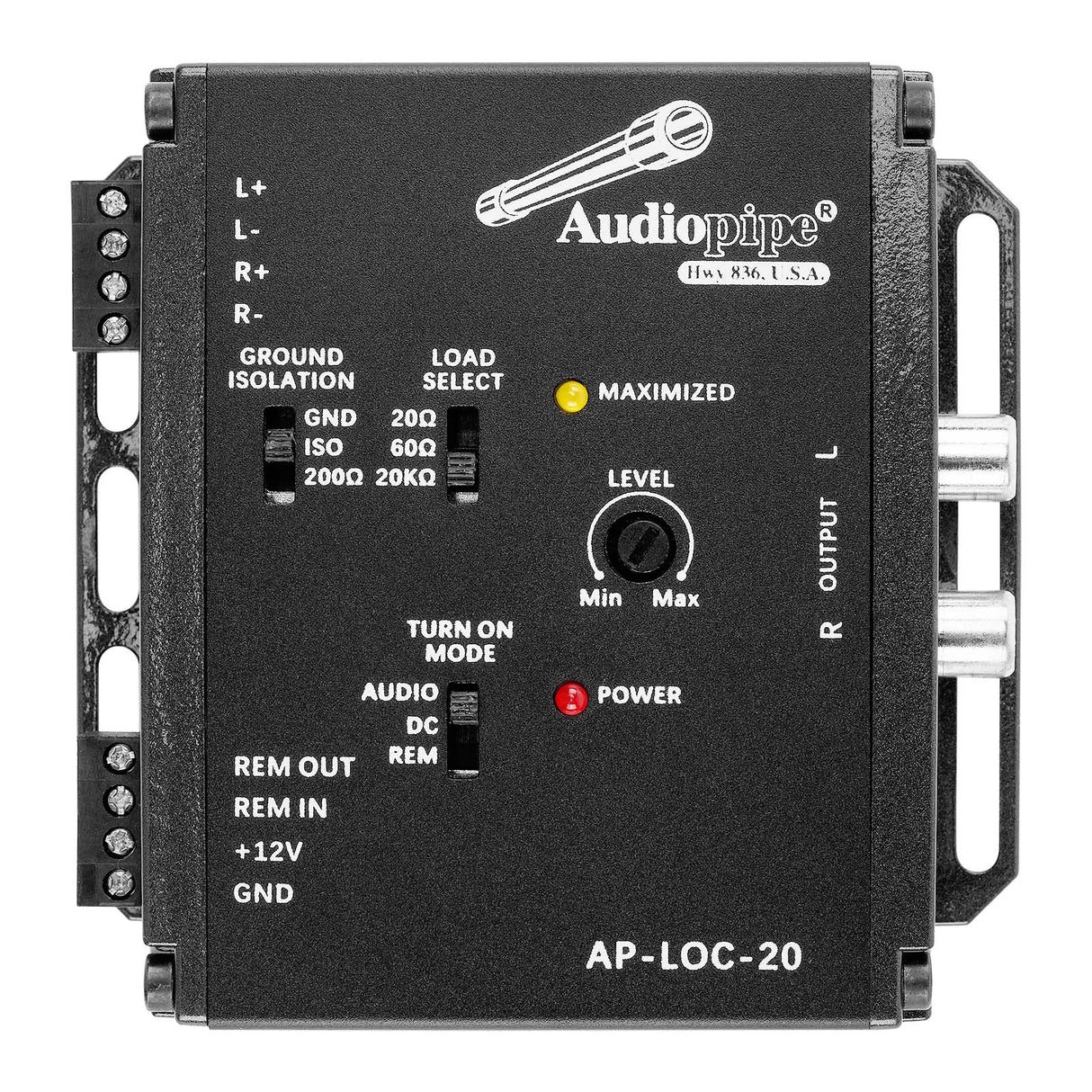 AP-LOC-20 Premium Active Line Output Converter Audiopipe