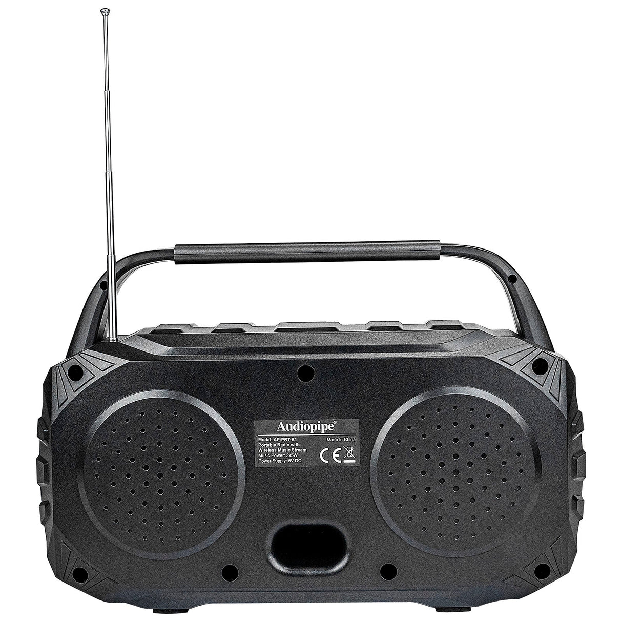 Portable Radio with Wireless Music Stream (AP-PRT-B1) Audiopipe