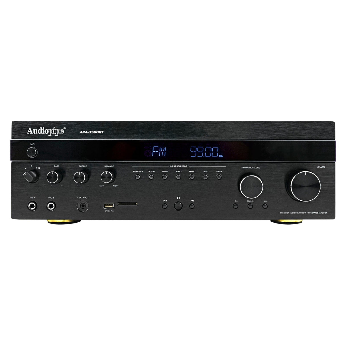 Audio/Video Amplifier Receiver (APA-3500BT) Audiopipe