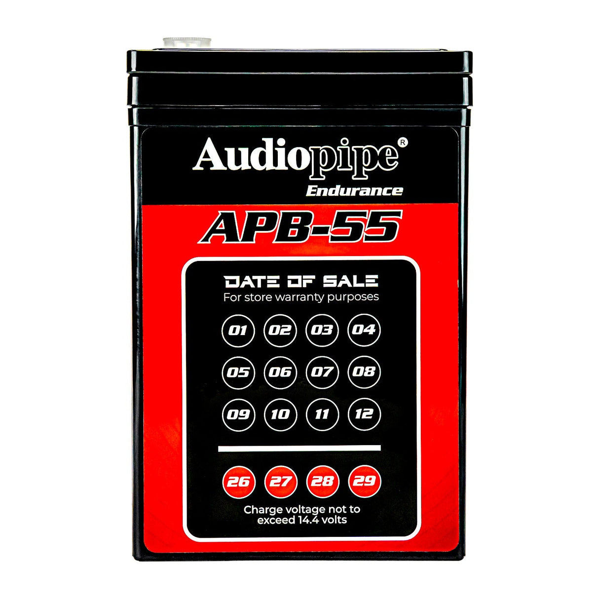 Deep Cycle 55AH 12V Power Cell (APB-55) Audiopipe