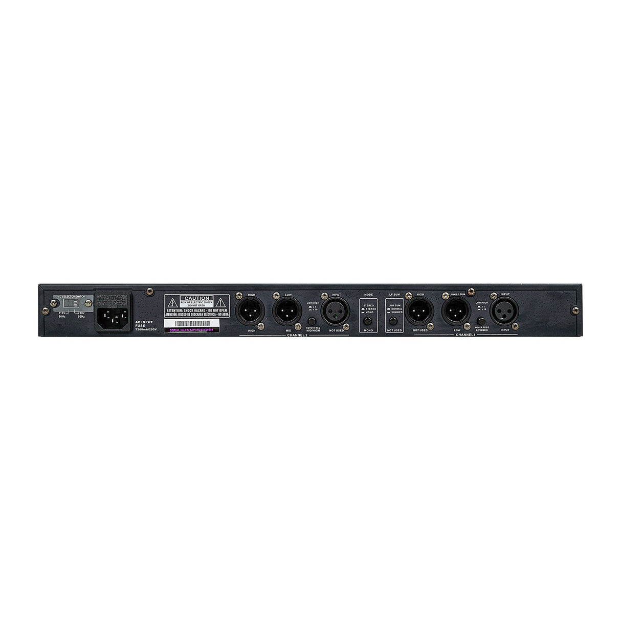 Professional Audio Signal Processor (APCR-203X) Audiopipe