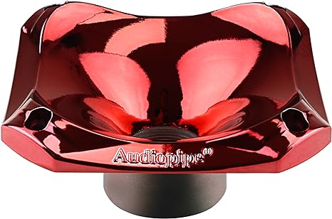 Eye Candy Colors High Frequency Horn (APH-4545-RED), Sold individually Audiopipe
