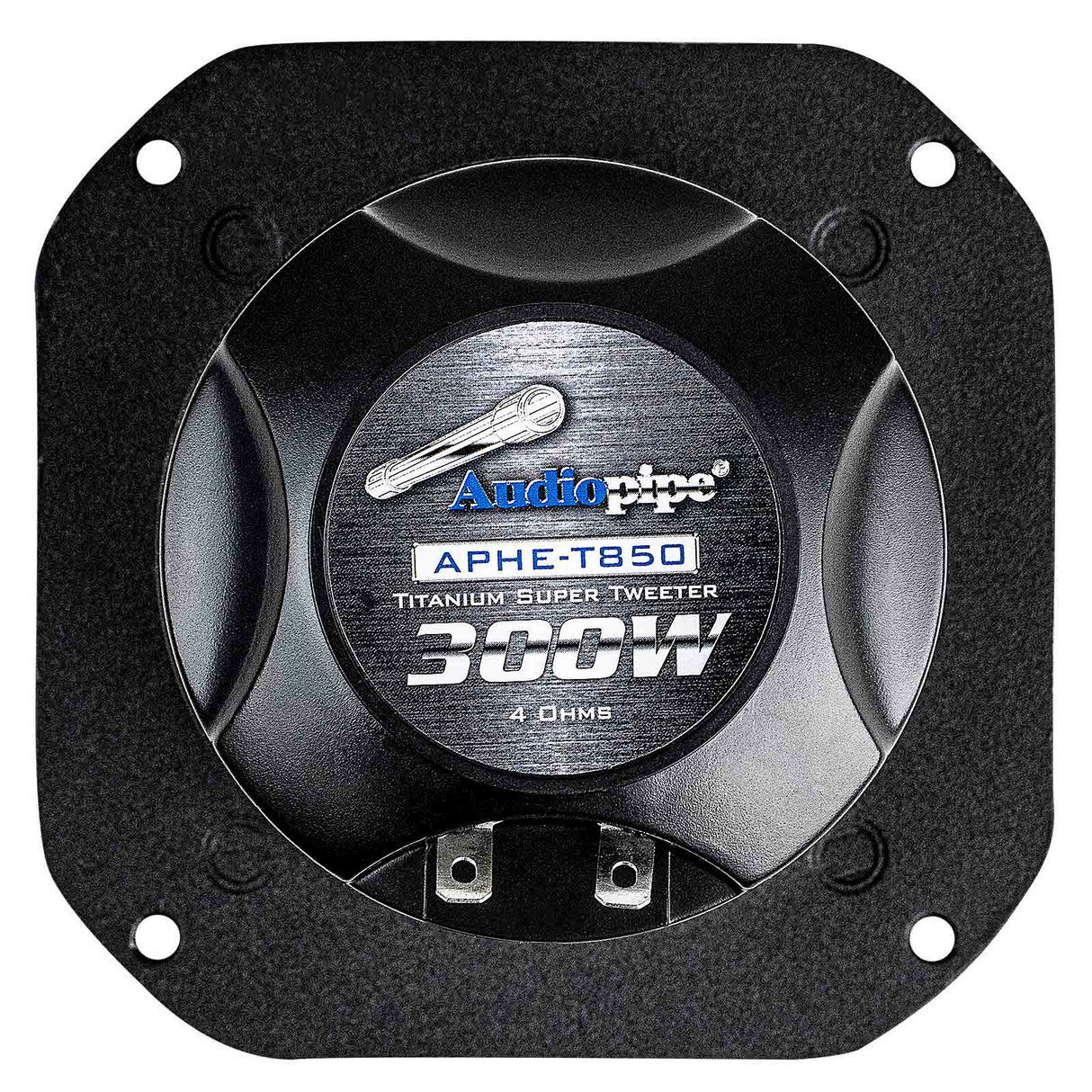 4" Super High Frequency Titanium Tweeter (APHE-T850), Sold in pairs Audiopipe