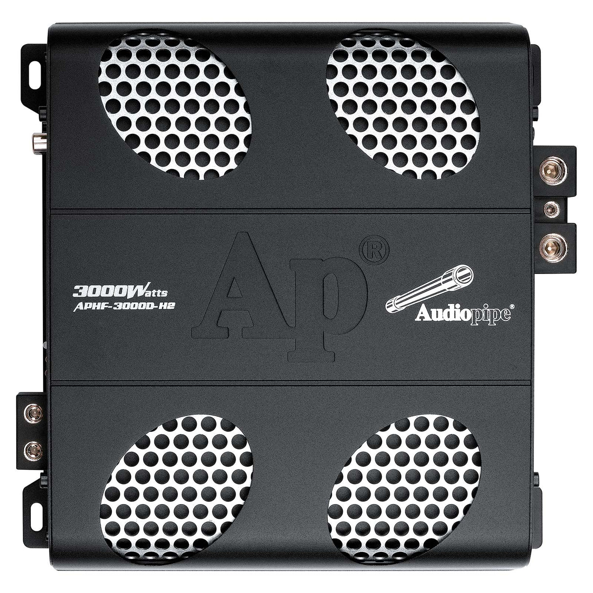 APHF-3000D-H2 3000 Watts Full Range Class D Mosfet Amplifier 2 Ohms Audiopipe
