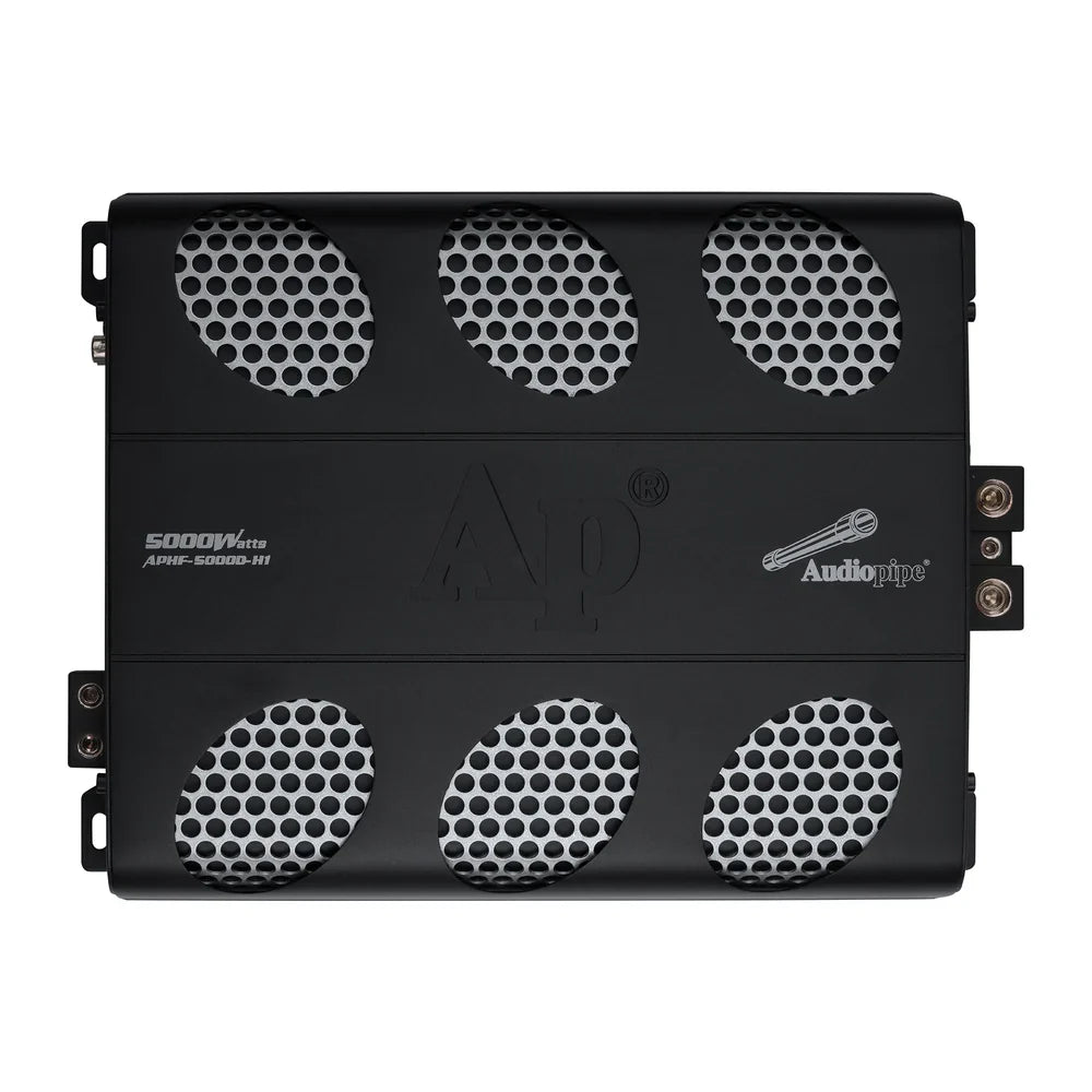 Audiopipe APHF-5000-H1 5000W RMS Full Range Class D Amplifier Audiopipe