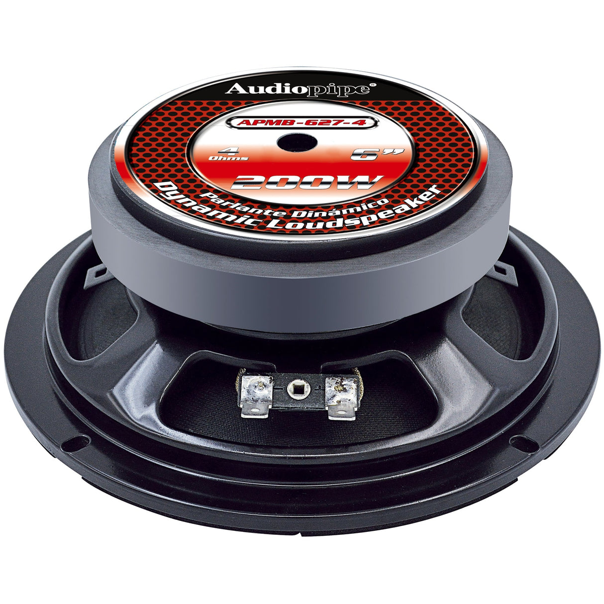 6" Mid-Range Frequency Loudspeaker (APMB-627-4), Sold in pairs Audiopipe