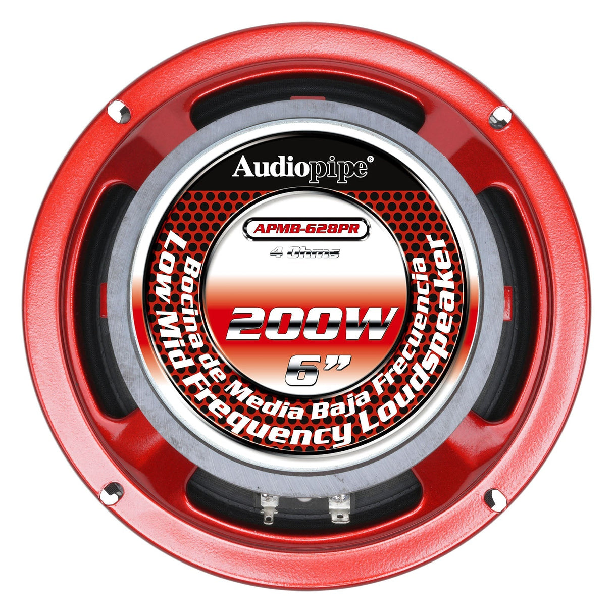 6” Low Mid Frequency Loudspeaker (APMB-628PR) Audiopipe