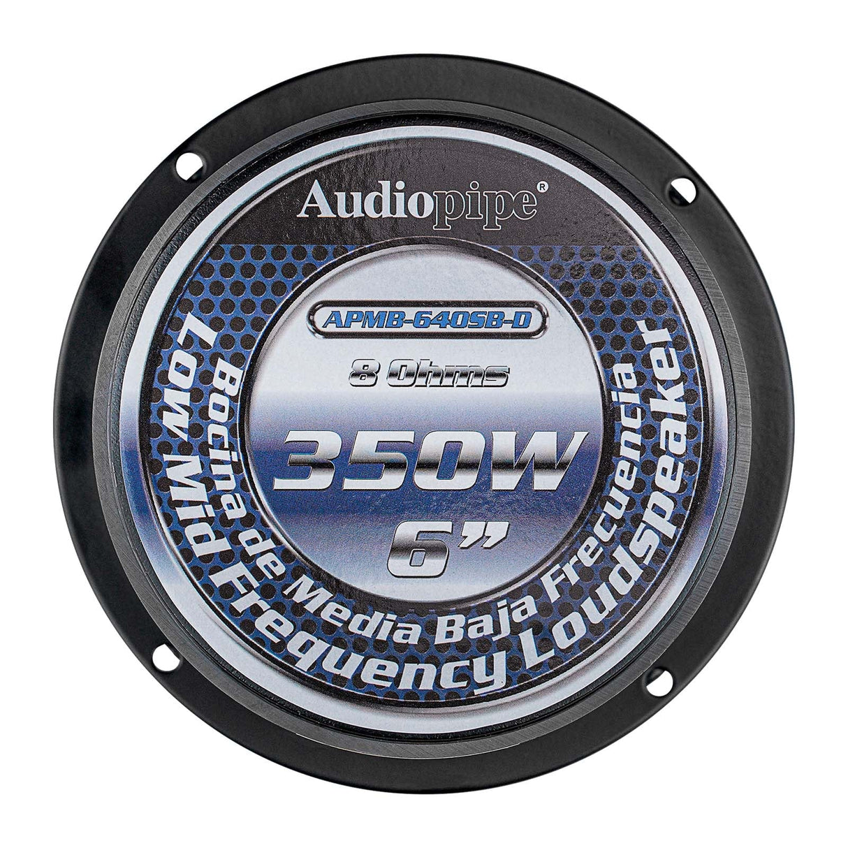6” Low Mid Frequency Loudspeaker (APMB-640SB-D), Sold individually Audiopipe