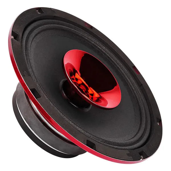 Audiopipe APMB-828GH-RED 8" Compression Horn Midrange Speaker (Single) Audiopipe