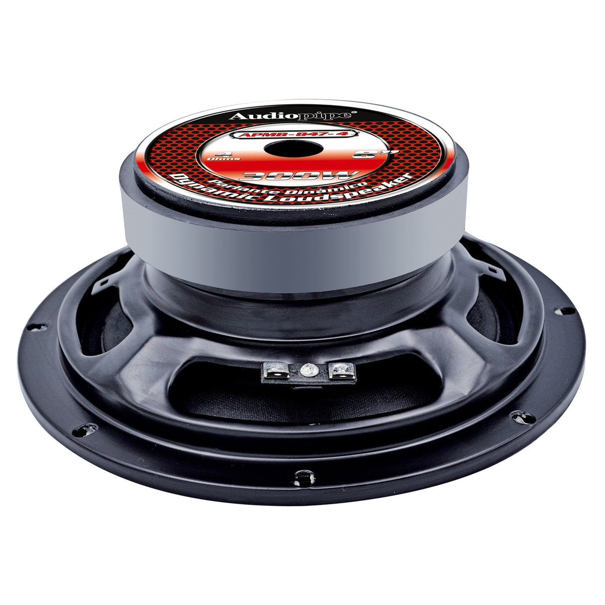8" Mid-Range Frequency Loudspeaker (APMB-847-4), Sold in pairs Audiopipe