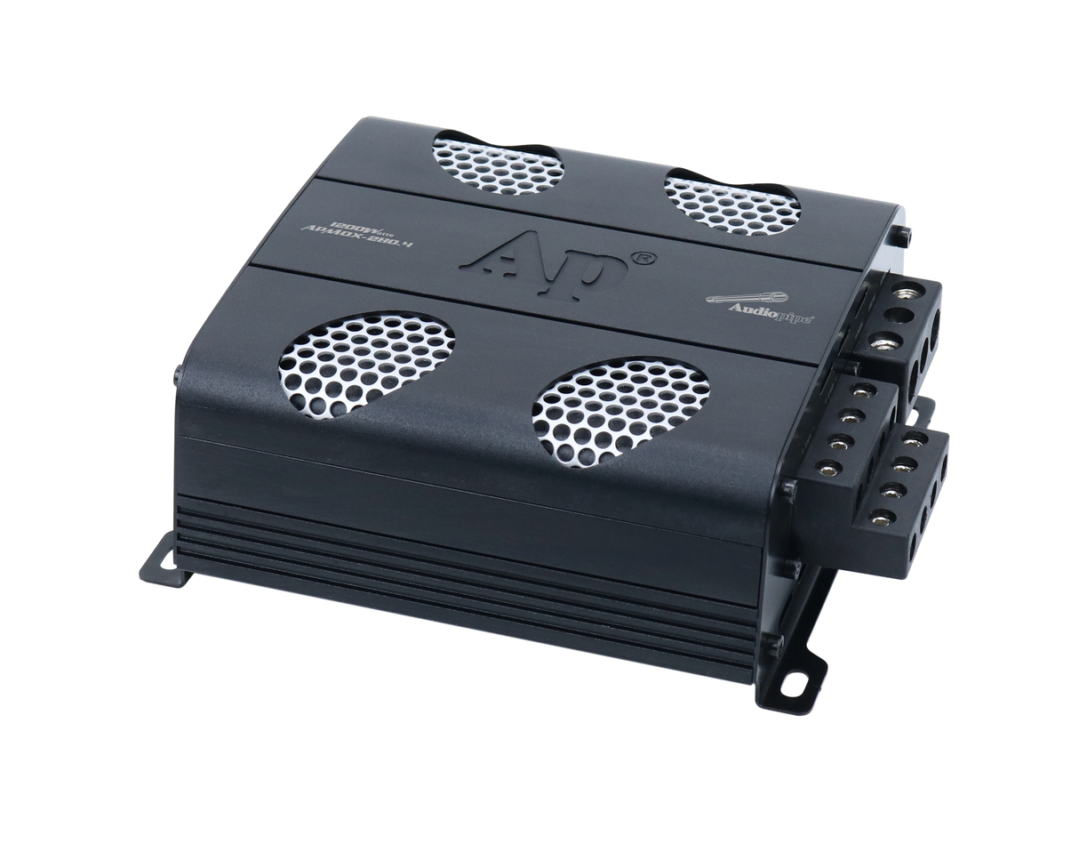 280 Watts Full Range Class D Mini Amplifier (APMOX-280.4) Audiopipe