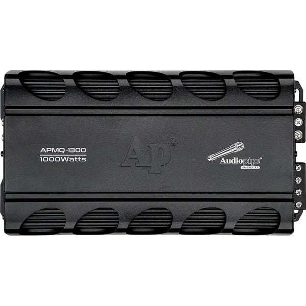 Audiopipe APMQ-1300 1024W RMS Class D Monoblock Amplifier Audiopipe