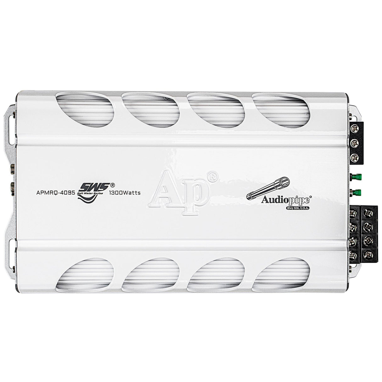 Mini Design 4-Channel Mosfet Marine Amplifier (APMRQ-4095) Audiopipe