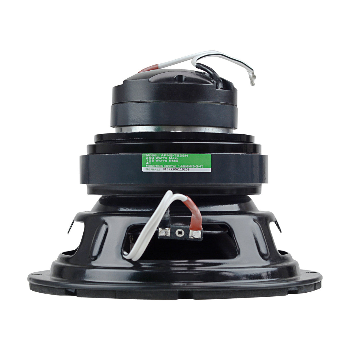 8” Weatherproof Speaker with Built Compression Driver (APMS-T836H) Audiopipe