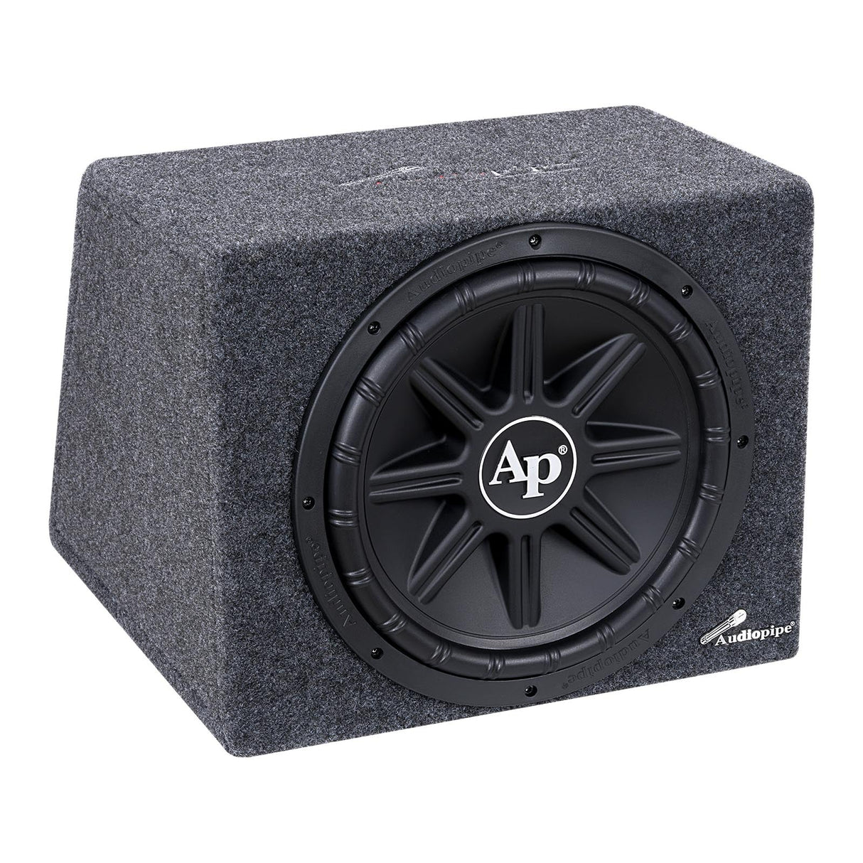 Single 12” High-Performance Compact Sealed Enclosure (APSB-12112PX) Audiopipe