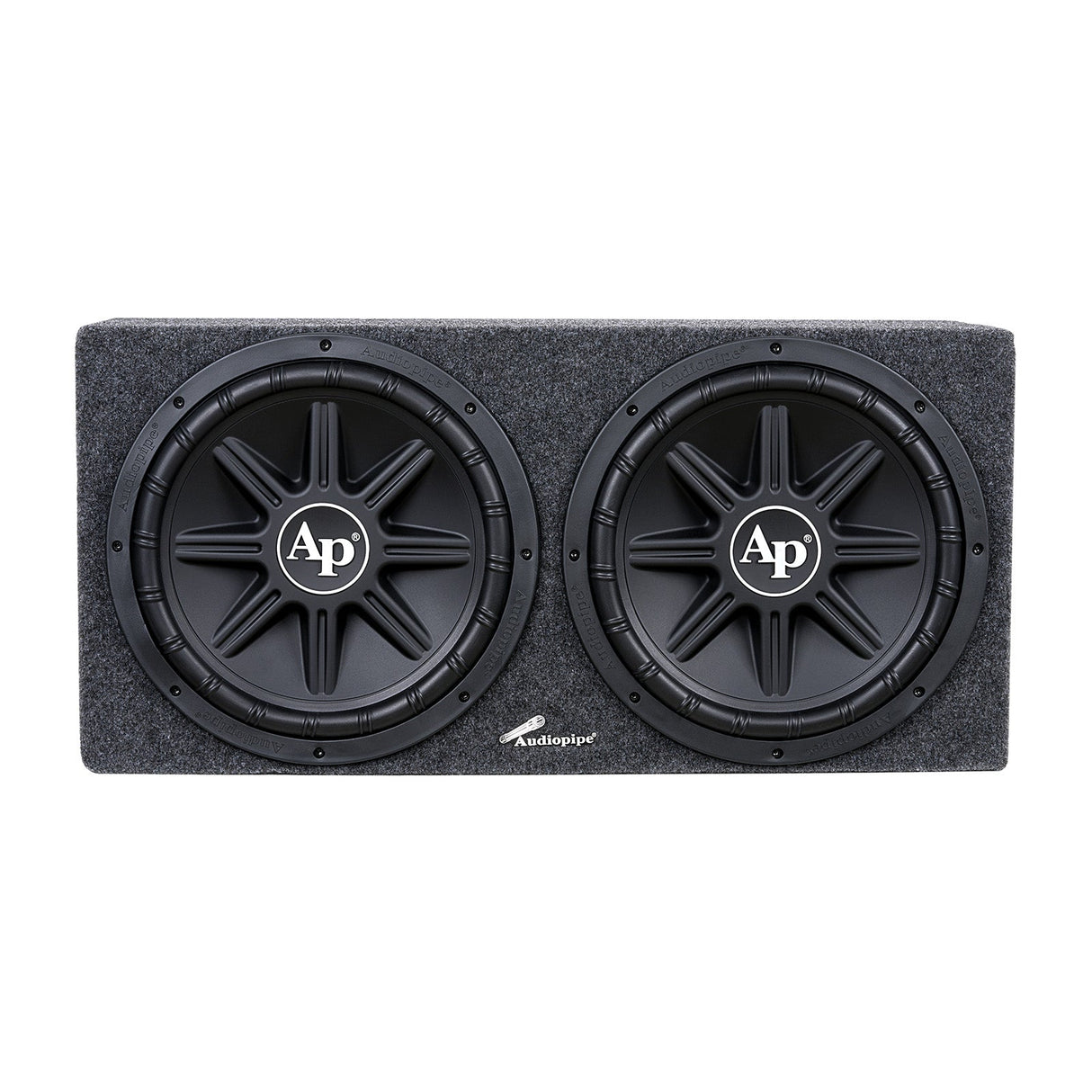 Double 12” High-Performance Compact Sealed Enclosure (APSB-12212PX) Audiopipe