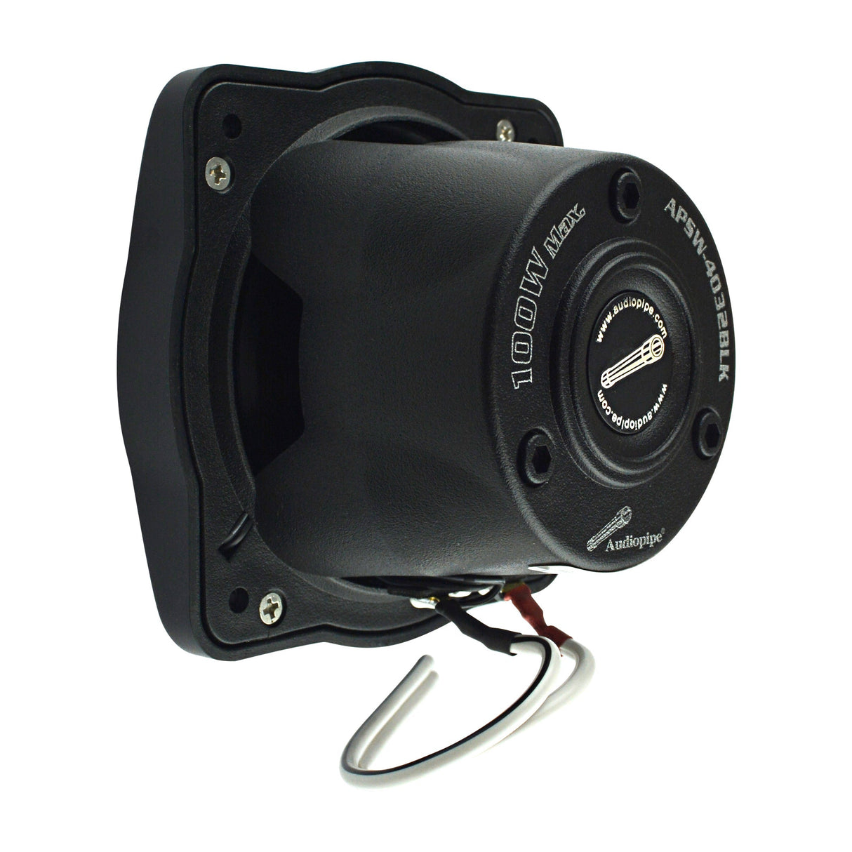 APSW-4032 BLK - 4” Coaxial 2-Way Marine Speaker - Black Audiopipe
