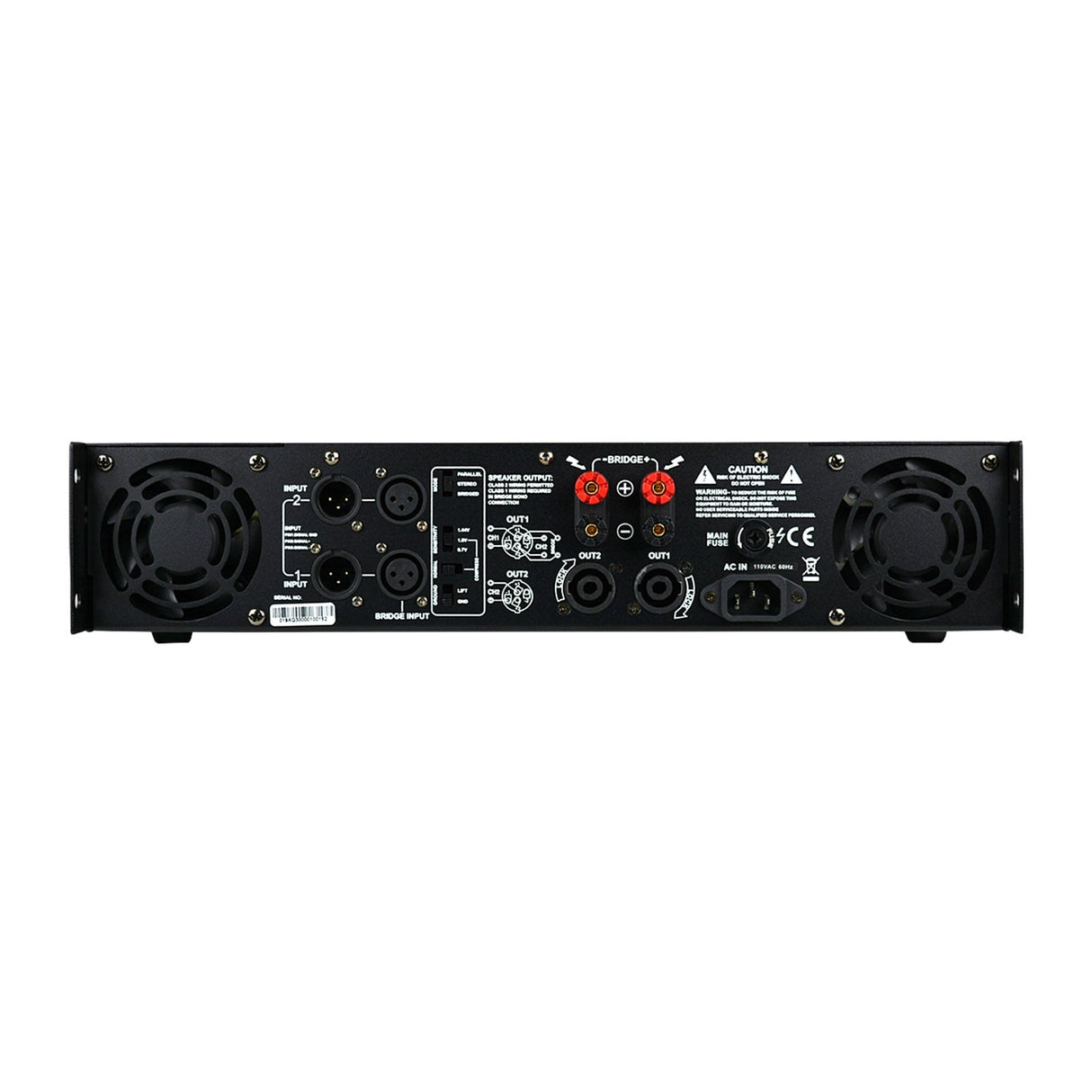 Professional Power Amplifier (AQ-3000) Audiopipe