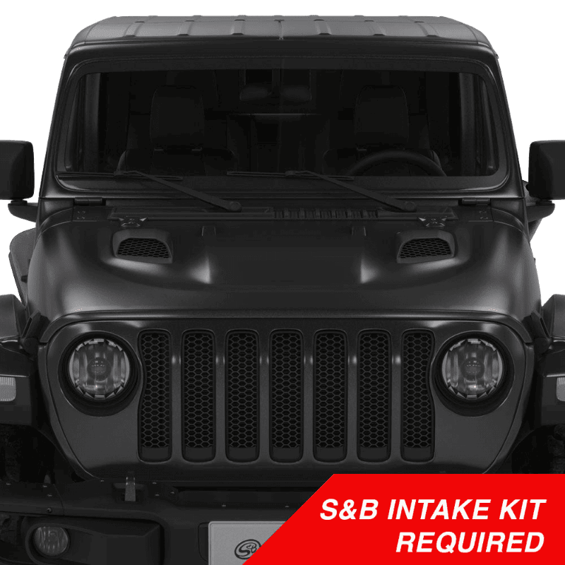 Air Hood Scoops For Jeep Wrangler Rubicon / Gladiator (S&B Intake Required) S&B