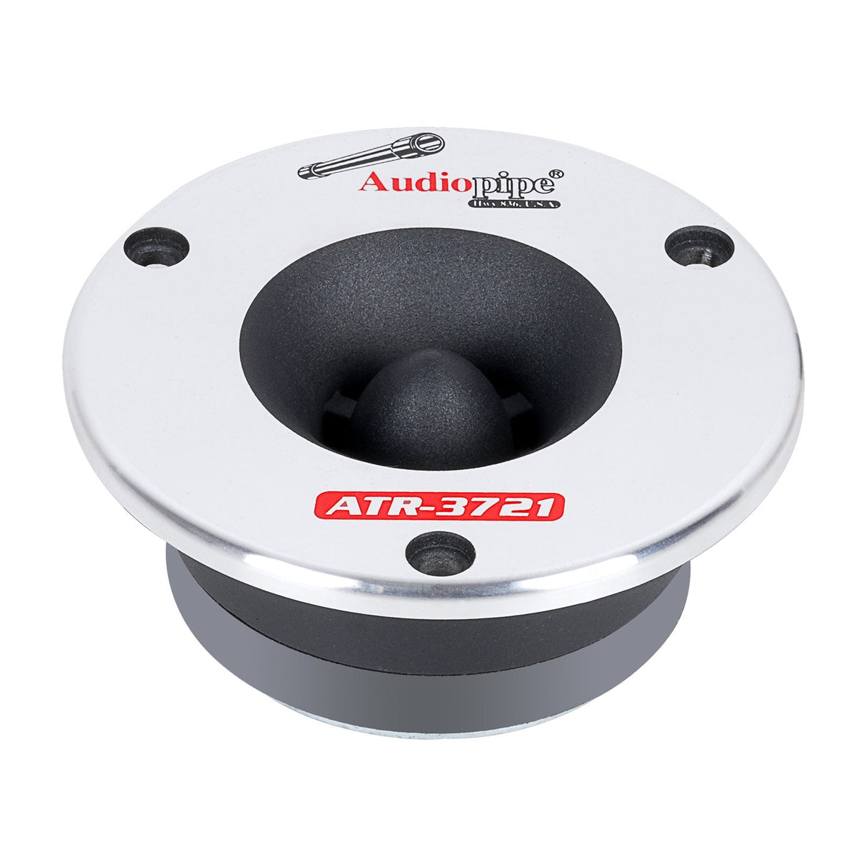 3-3/4” Aluminum Bullet Titanium Horn Tweeter (ATR-3721), Sold in Pairs Audiopipe
