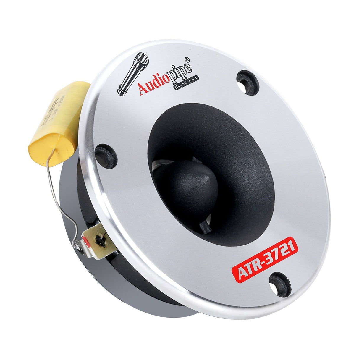 3-3/4” Aluminum Bullet Titanium Horn Tweeter (ATR-3721), Sold in Pairs Audiopipe