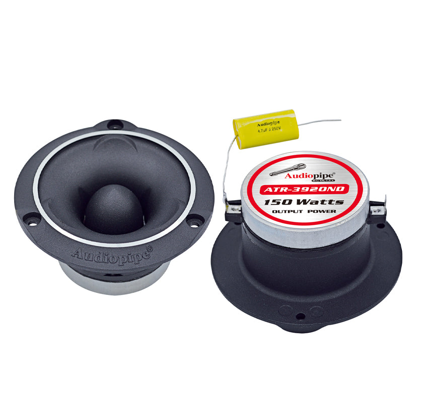ATR-3920ND 4” Aluminum Bullet Horn Tweeter Audiopipe