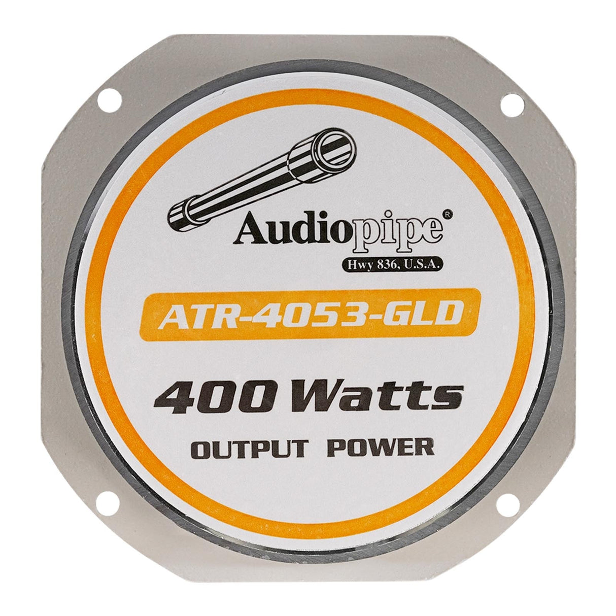 Heavy Duty Super Tweeter (ATR-4053-GLD) Audiopipe