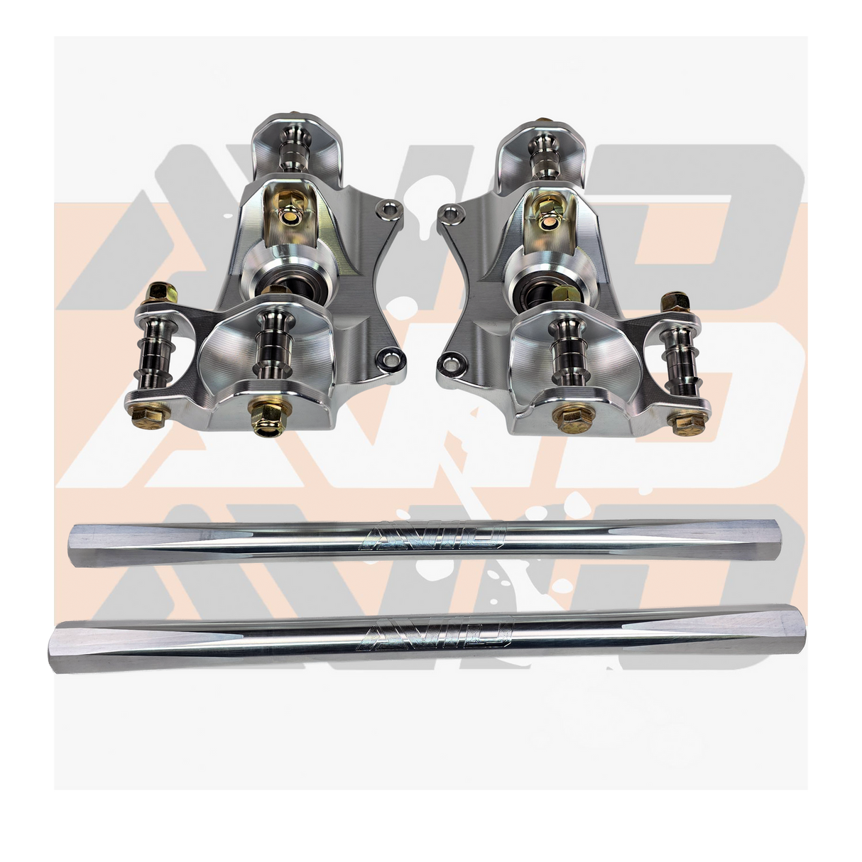 AVID YXZ MT72 72" Front Long Travel Suspension Kit, Billet Race Knuckles