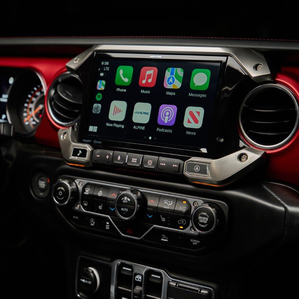 Alpine Restyle i509-WRA-JL 9" Multimedia Receiver I '18-'23 Jeep JL Wranglers/ '20-'23 Jeep JT Gladiators