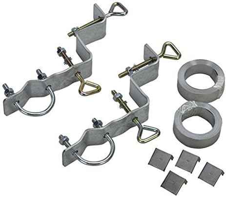 Antenna Chimney Mount 12' FT Z Type Antenna Mast Chimney Straps Install Kit TekShack