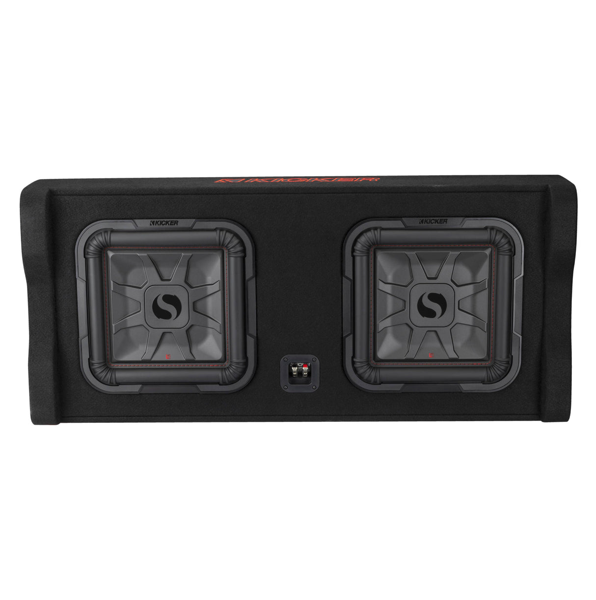 Kicker Dual Down-Firing 12" L7T 2-Ohm Subwoofer Enclosure | Universal Fitment