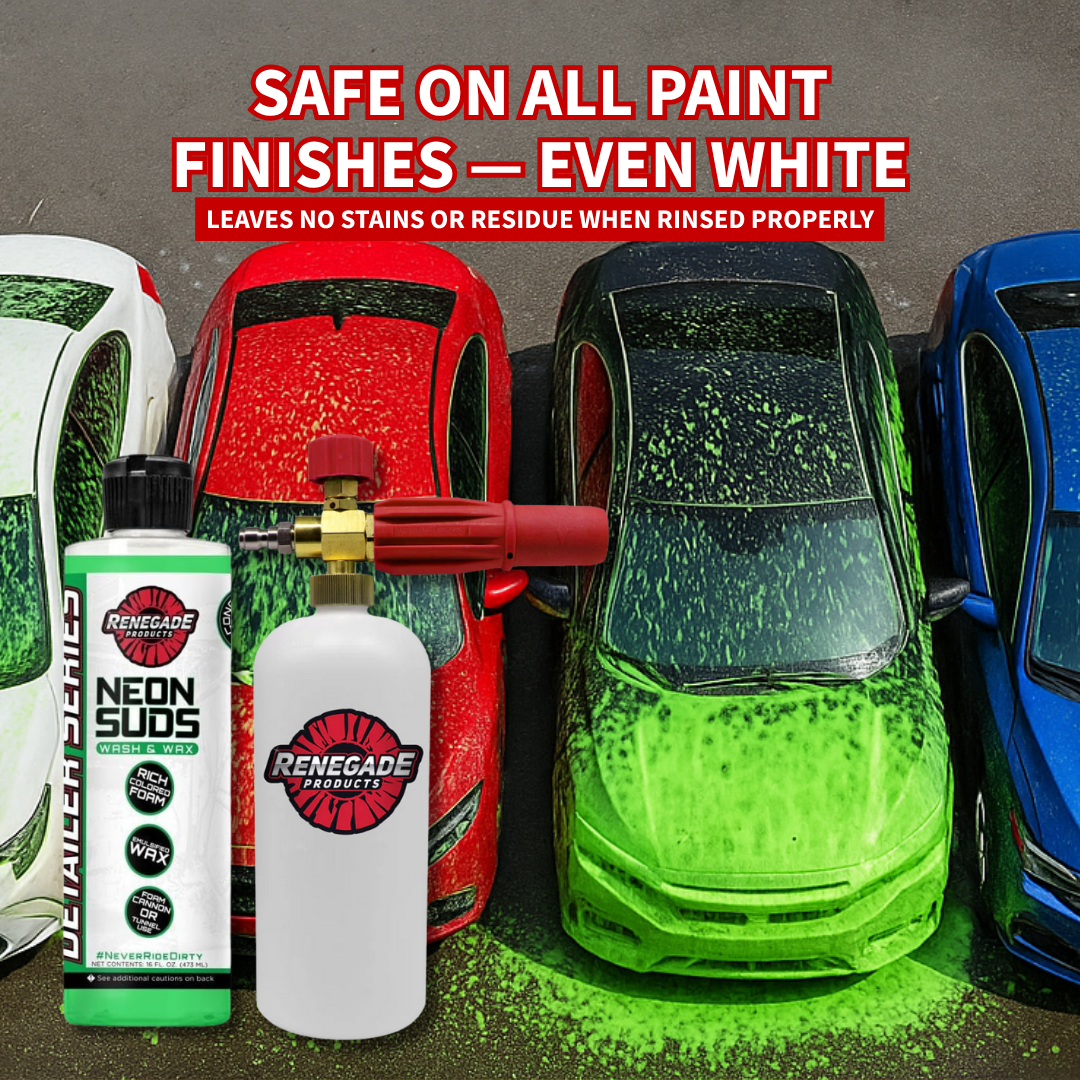 Neon Suds Colored Wash & Wax