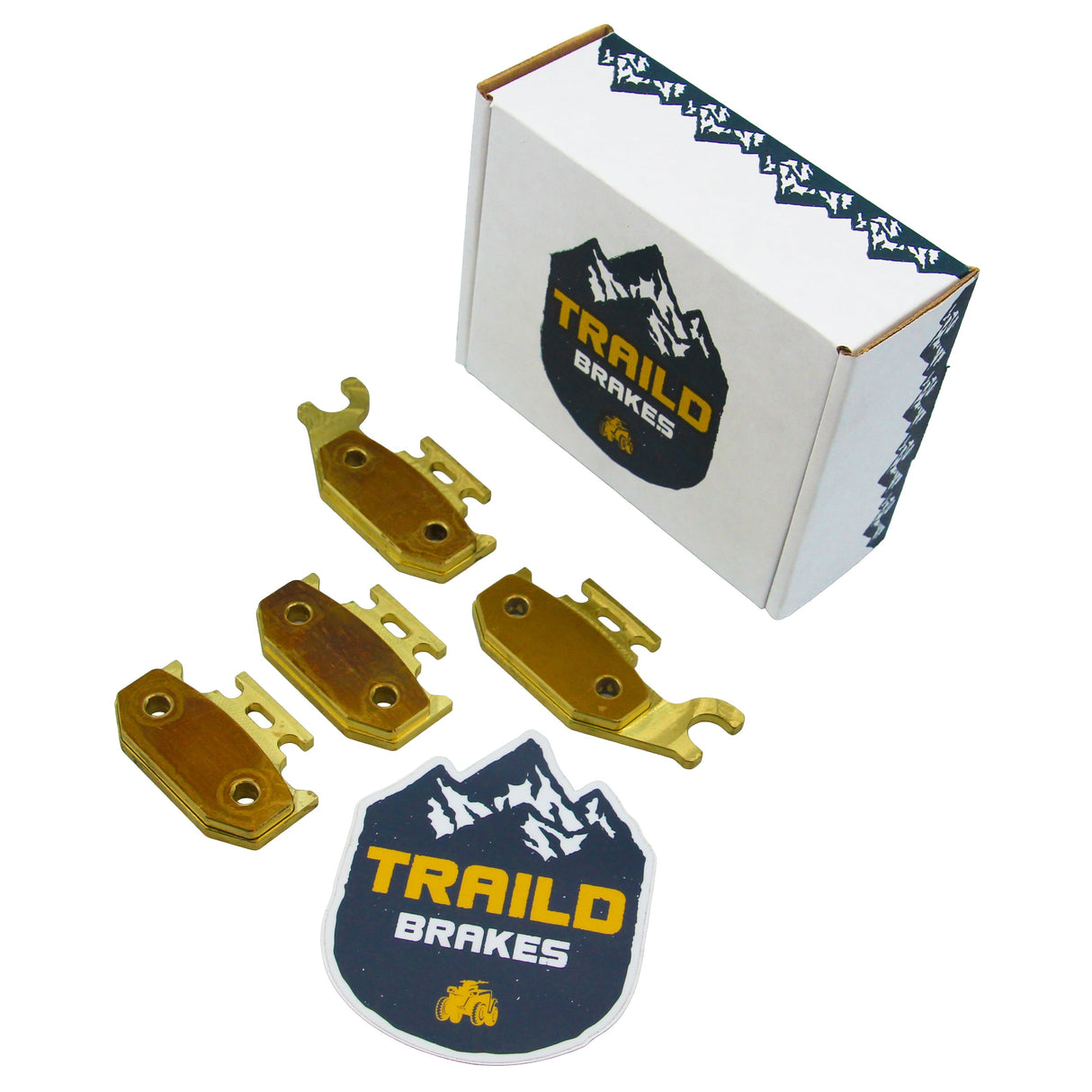 Suzuki King Quad LTA/LTF 400/450/500/700/750 2005-2026 Brass Brake Pad Set Traild