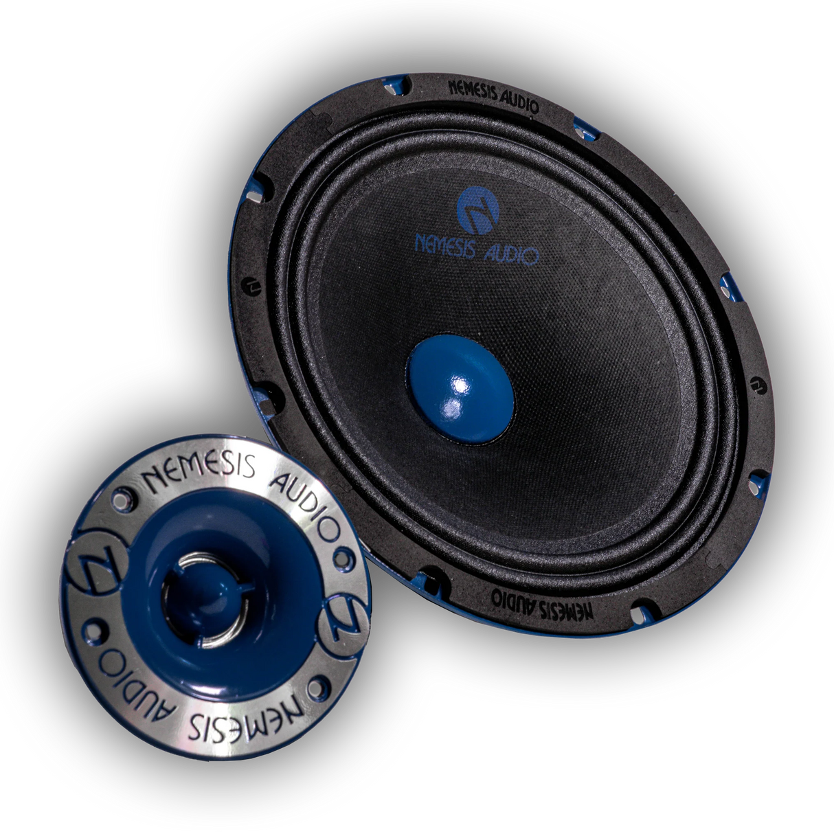 Nemesis Audio NA-8MRPK 8" Midrange Speakers & Pro Tweeters Combo Nemesis Audio