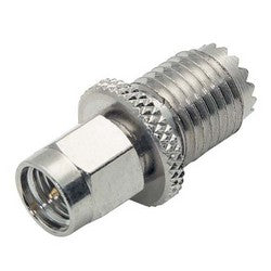 SMA Male to Mini UHF Female Adapter TekShack