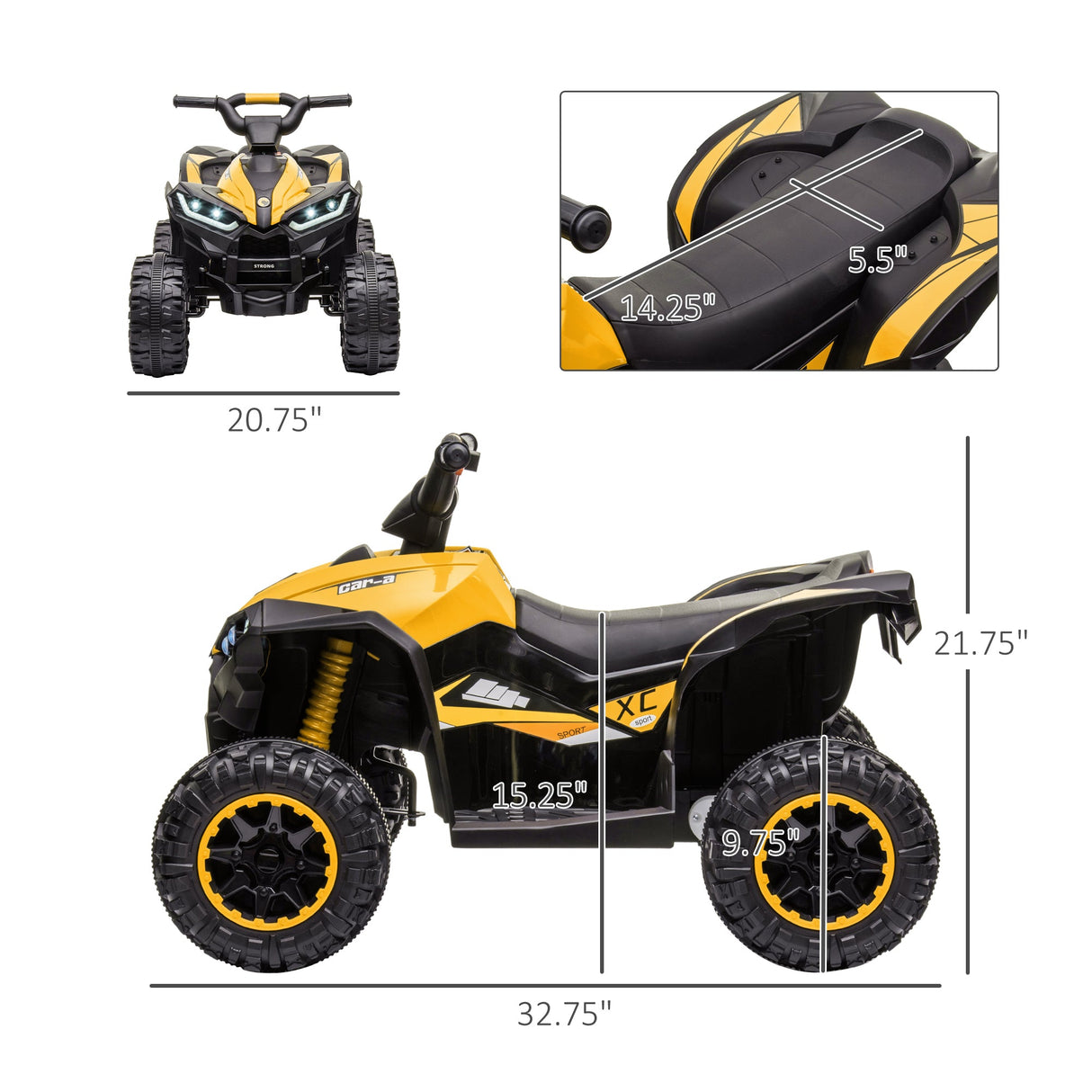 Musical Electric Ride-on Toy for Toddlers: The Perfect Four Wheeler for Kids