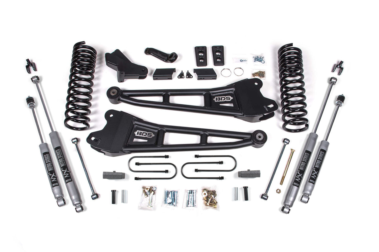 4 Inch Lift Kit w/ Radius Arm | Ram 3500 (13-18) 4WD | Diesel BDS Suspension