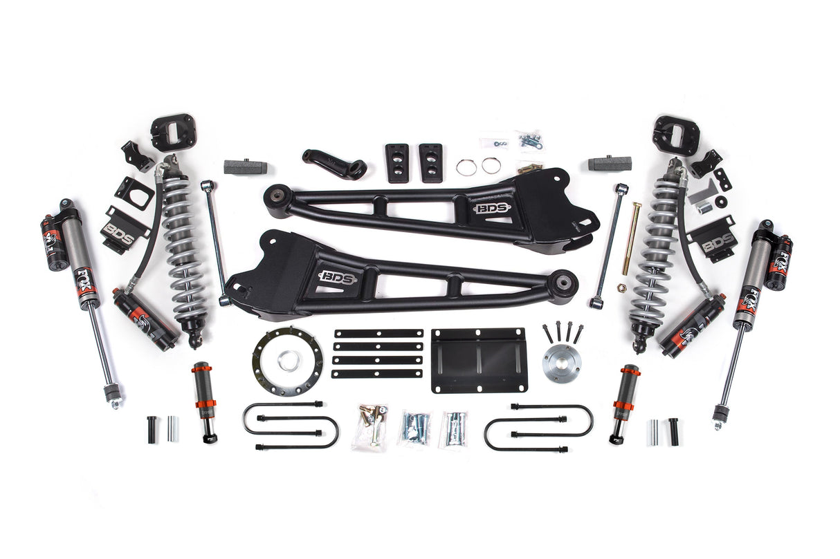 6 Inch Lift Kit w/ Radius Arm | FOX 2.5 Coil-Over Conversion - Performance Elite | Ram 3500 (13-18) 4WD | Diesel BDS Suspension