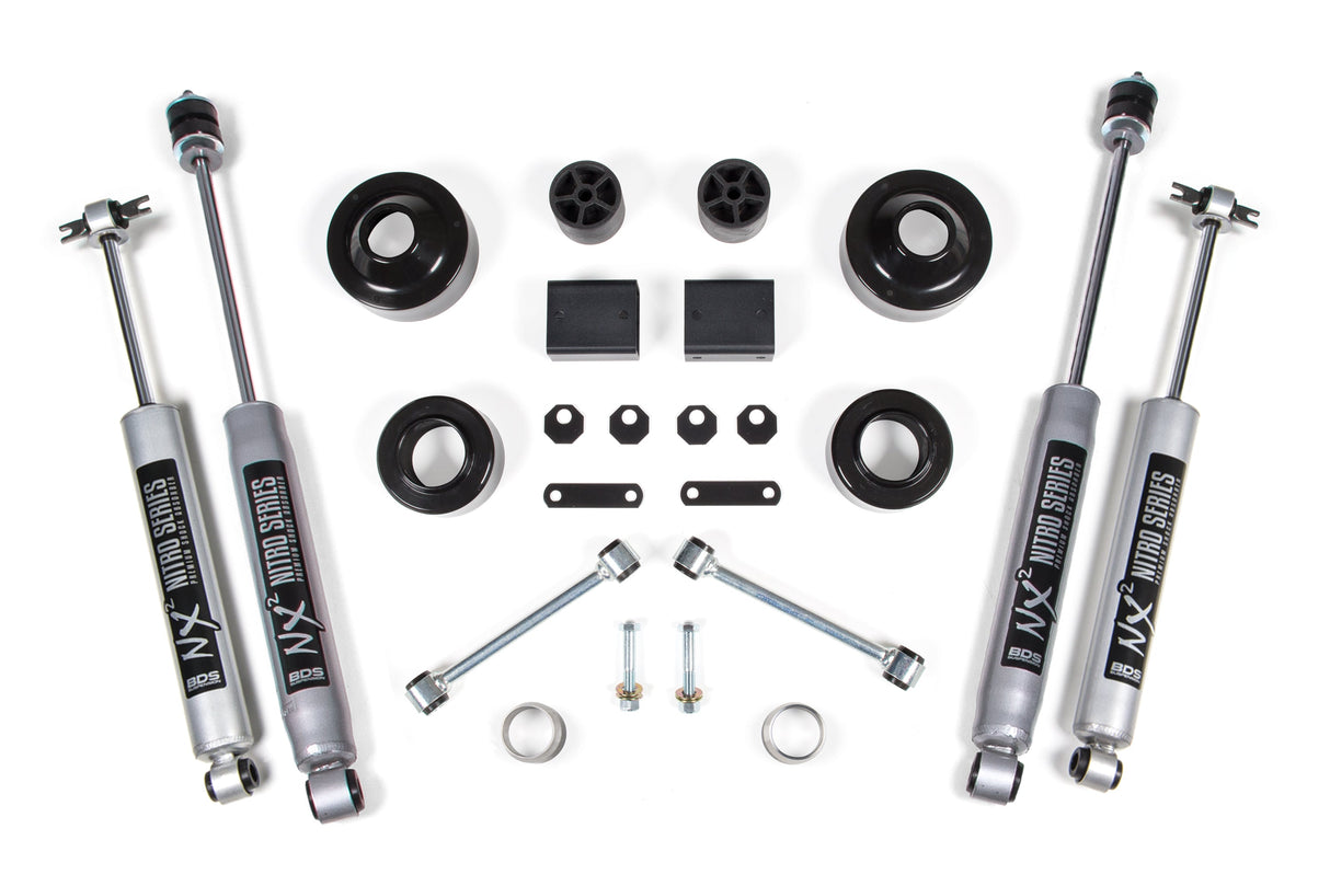 2 Inch Lift Kit | Coil Spacer | Jeep Wrangler JK (12-18) 2-Door BDS Suspension