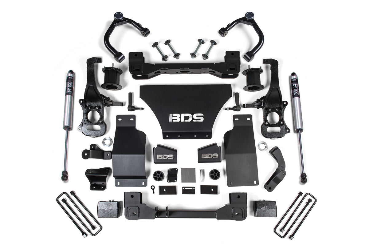 4 Inch Lift Kit | Chevy Silverado or GMC Sierra 1500 (19-24) 4WD | Gas BDS Suspension