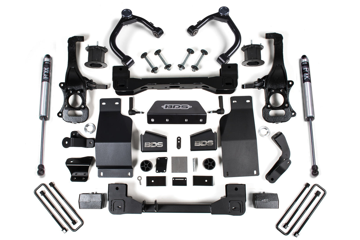 4 Inch Lift Kit | Chevy Silverado or GMC Sierra 1500 (19-24) 4WD | Diesel BDS Suspension