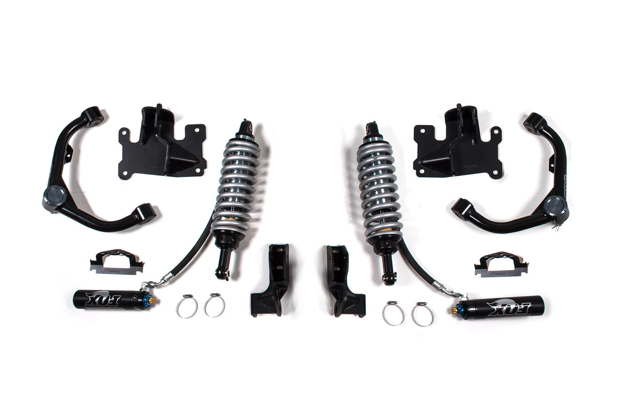 FOX 2.5 Coilover Conversion Upgrade - 6.5 Inch Lift | Factory Series | Chevy Silverado or GMC Sierra 2500HD/3500HD (01-10) 4WD | Diesel BDS Suspension