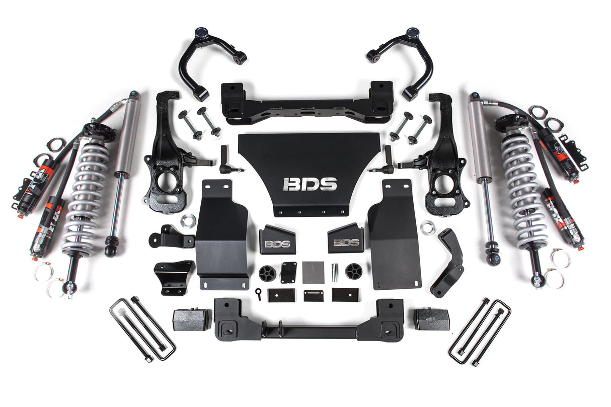 4 Inch Lift Kit | FOX 2.5 Performance Elite Coil-Over | Chevy Silverado or GMC Sierra 1500 (19-24) 4WD | Gas BDS Suspension