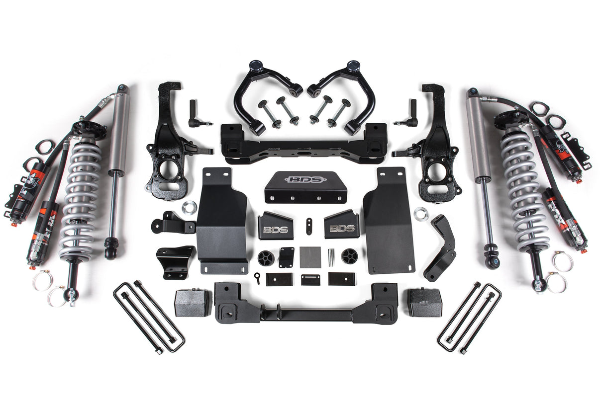 6 Inch Lift Kit | FOX 2.5 Performance Elite Coil-Over | Chevy Silverado or GMC Sierra 1500 (19-26) 4WD | Diesel BDS Suspension