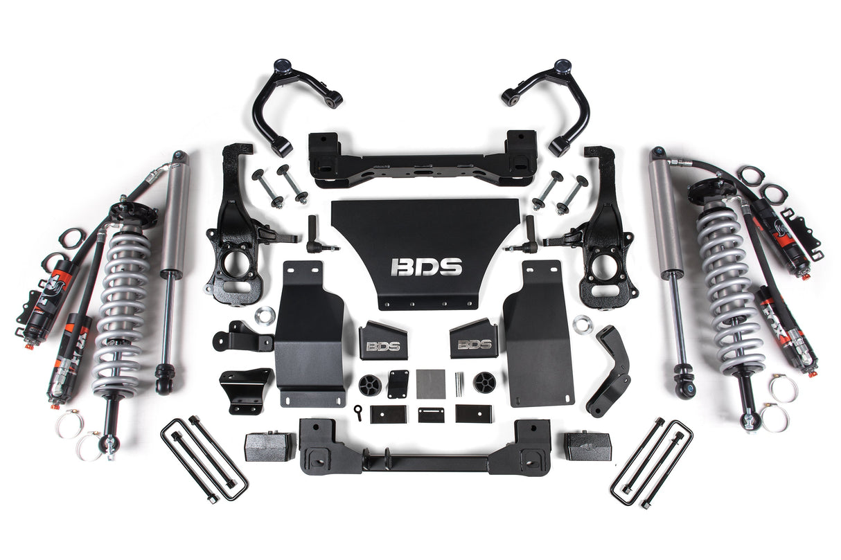 2.5 Inch Lift Kit | FOX 2.5 Performance Elite Coil-Over | Chevy Trail Boss or GMC AT4 1500 (19-24) 4WD | Gas BDS Suspension