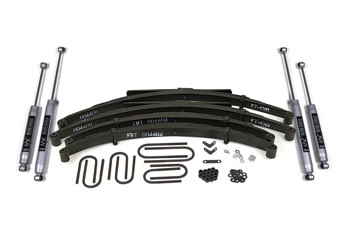 4 Inch Lift Kit | Jeep Cherokee SJ, Wagoneer, Grand Wagoneer, or J10/J20 (74-89) BDS Suspension