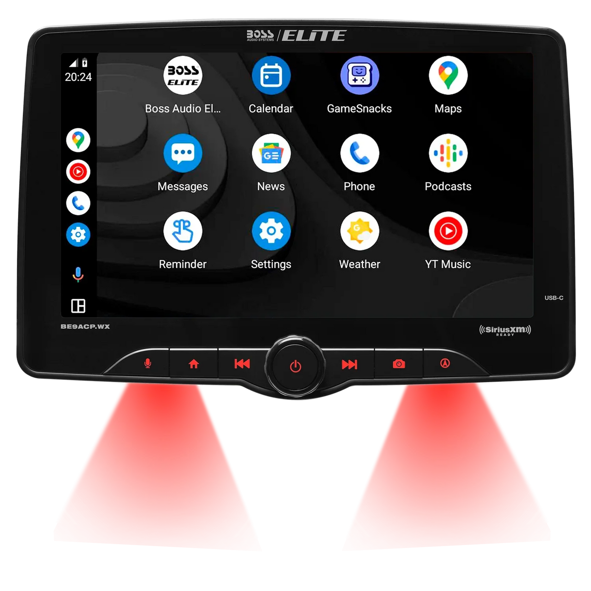 Boss Elite BE9ACP.WX 9" Single Din Touchscreen w/ Wireless Apple Carplay/Android Auto XM Ready Boss Elite