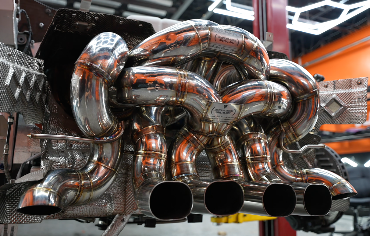 Bugatti Chiron Pur Sport F1 Exhaust Valvetronic Designs