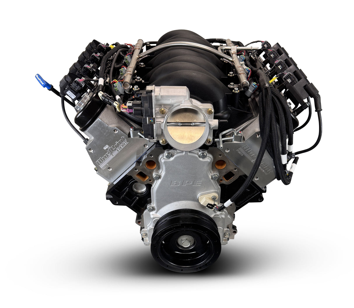 GM LS Compatible 427 c.i. Engine and 4L65/70E Automatic Transmission - 605 Horsepower - Standard Edition Builder Series - Holley Terminator X EFI System